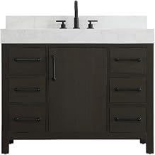 Elegant Kitchen and Bath 42" Single Bathroom Vanity in Mocha Brown