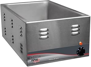 3D-W3VI-120 22 qt Classic Countertop Food Warmer - 22 1/16" L x 14" 1/16" W x 9 3/4" H by APW Wyott – 22.0 quarts, Stainless Steel, Model W-3VI