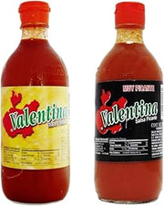 Valentina hot & extra hot sauce , black & yellow label 12,5 oz (pack of 2)