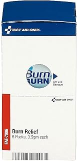 First Aid Only FAE-7006 SmartCompliance Refill Burn Gel, 6 Count