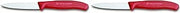 Victorinox 3.25 Inch Swiss Classic Paring Knife with Straight Edge, Spear Point, Red (Pack of 2)