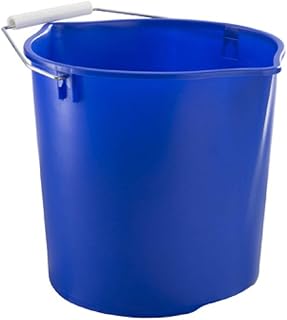 Quickie 2077951 Round Bucket, Blue, 11-quart Capacity