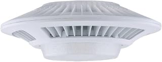 RAB Lighting GLED78W Garage Ceiling 78W Cool LED with Prismatic Lens, White