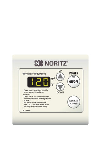 Remote Controller for Tankless Heaters by Noritz – Plastic, No Finish, Model RC-7651M