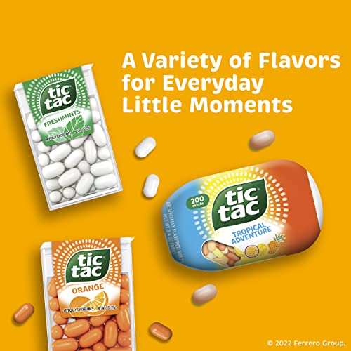 Tic Tac Fruit Adventure / 1 Ounce (Pack of 12) / 12 Mints