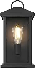 Neil One Light Outdoor Wall Sconce Black