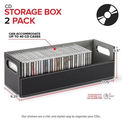 Stock Your Home Black & Gray Interior / 40.0 load / 1 CD Racks