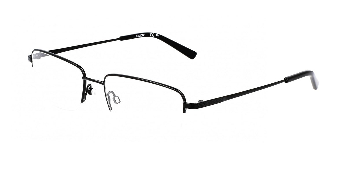 Eyeglasses H 6067 001 Shiny Black by Flexon – 52/18/145, Plastic, Shiny Black, Model H6067