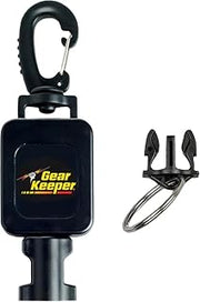 Gear Keeper Scuba Retractable Lanyard for Dive Console & Depth Gauge | Scuba retractor clip, keeps scuba gear & diving accessories secure & accessible, USA made gauge console clip