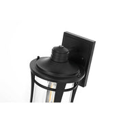 Artemis One Light Outdoor Wall Sconce Black by Lighting Design – 7", Aluminum, Black