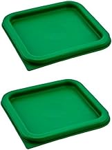 Cambro (SFC2452) Covers, Set of 2 (For 2 & 4-Quart Containers, Kelly Green, Polyethylene, NSF)