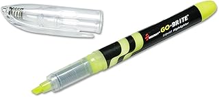 AbilityOne 7520014612662 - go-brite® Liquid Highlighter - Yellow Ink - 6 units