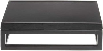HUBERT Black Display Riser with Black Top - 3 1/5" H