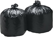 Kleenline 56 Gallon Can Liner, 43" x 48" x 22 MIC, Black, 6 Rolls of 25 Liners | 150/Case