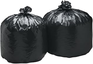 Kleenline 56 Gallon Can Liner, 43" x 48" x 22 MIC, Black, 6 Rolls of 25 Liners | 150/Case