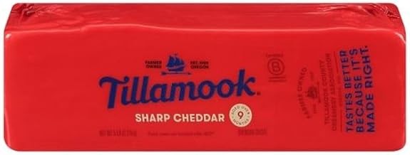 Tillamook Sharp Cheddar Cheese, 5 Pound -- 2 per case.