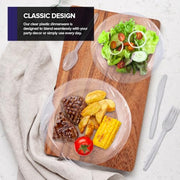 Stock Your Home 780 / 30 Pack Pack of 26 / Clear Plates