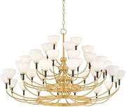 489-49-VB/BRZ Brahma - 44 Light Chandelier-30.75 Inches Tall and 48.75 Inches Wide