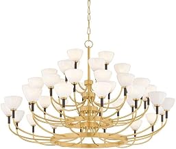489-49-VB/BRZ Brahma - 44 Light Chandelier-30.75 Inches Tall and 48.75 Inches Wide