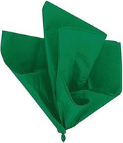 Unique Party Solid Green Tissue Sheets - 20" x 26", 10 Count - Perfect Colorful Gift Wrapping & Craft Supplies