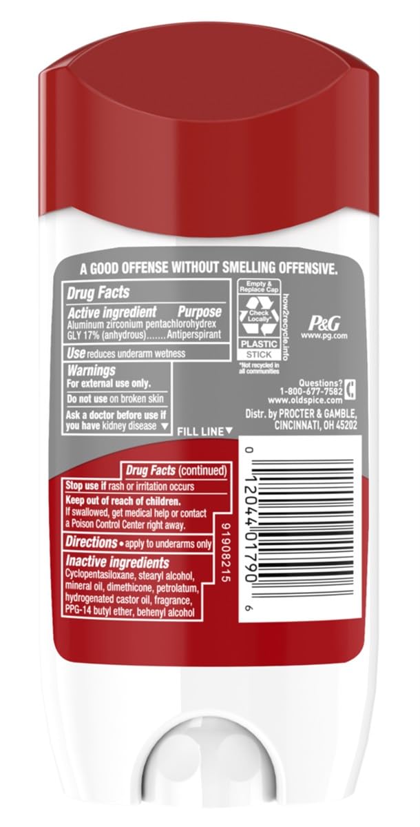 Anti-Perspirant 3 Ounce Playmaker Solid (88ml) by Old Spice – 3 Ounce (Pack of 1), Model 12044017906
