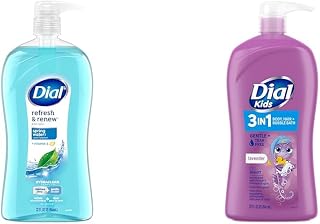 Dial Body Wash 32 oz & Kids 3-in-1 Bath 32 oz Bundle