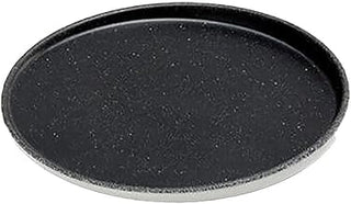 American Metalcraft LFTPB11 Melamine Round Plate, White w/Black Speckles, 8-7/8"