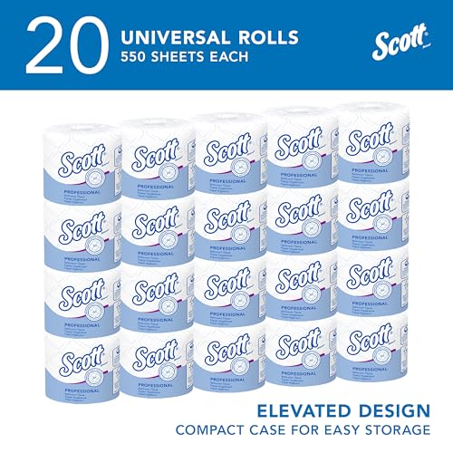 Scott Professional White / 550 Sheet (Pack of 20) / 20 Rolls Toilet Paper
