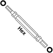 ITI-00332 DA86220 Hex Security Bit, 5/32” – 3/16”