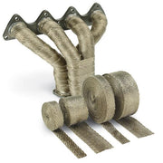 Design Engineering 2" x 15' / Titanium / 1 Heat Wrap, Matting & Sleeving