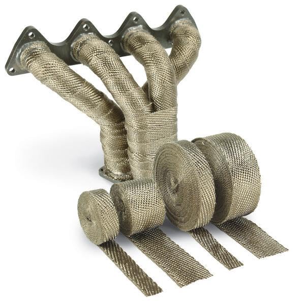 Design Engineering 2" x 15' / Titanium / 1 Heat Wrap, Matting & Sleeving