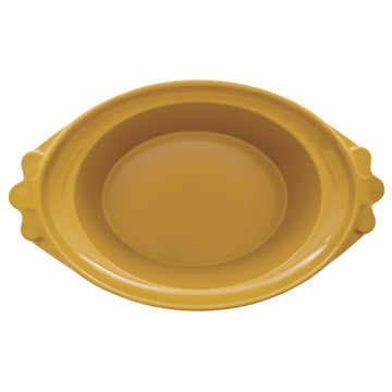 Large Yellow Serving Bowl Oval Melamine Mustard Yellow 17 1/2 x 12 1/2 x by HUBERT – Melamine, Mustard Yellow, Model H0009-MUSTARD