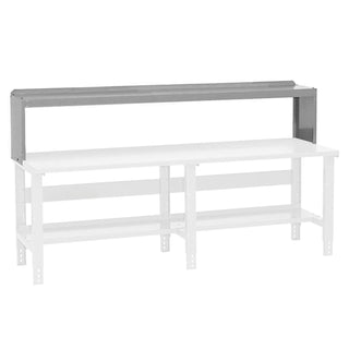Riser - 96" W x 10-1/2"D x 12" H - Gray by Global Industrial – 10.5"L x 96"W x 12"H, Alloy Steel, Gray, Model 706438