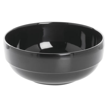Black Melamine Serving Bowl - 5 1/2" Dia x 2 1/4" H by HUBERT – Melamine, Black, Model M2062-BLACK