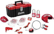 Master Lock Valve/Electrical Kit,Red,Plastic Case