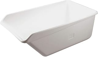 Remco - A Vikan Company 69055 Angled Dump Tub w/Drain Plug, 54.6", White