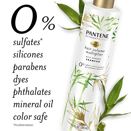 Pantene 9.6 Fl Oz (Pack of 2) / Bamboo / 2 Shampoos