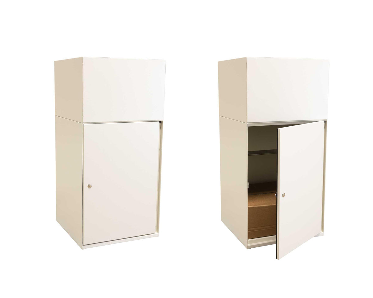 dVault Sand / 19"L x 19"W x 40"H / Industrial Package Drop Boxes & Lockers