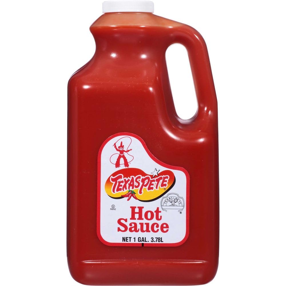 Texas Pete Hot Sauce by T W Garner – 1 gallon, Pack of 4