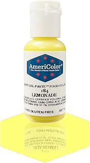 AmeriColor Lemonade, 0.75 Ounce Bottle, Soft Gel Paste Food Color