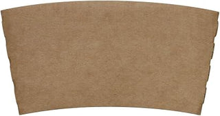 Karat [1,000 ct] Coffee Cup Sleeves Traditional Corrugated Coffee Cup Jackets for 10 oz to 24 oz Cups, Recyclable & Disposable (C5300 Kraft)