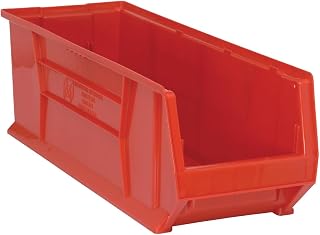 QUANTUM STORAGE SYSTEMS QUS973RD HULK Heavy Duty Part Organizer Red Bins 30" L x 11" W x 10" H 4 Pack