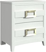Picket House Furnishings Chett 2-Drawer Nightstand with USB in White