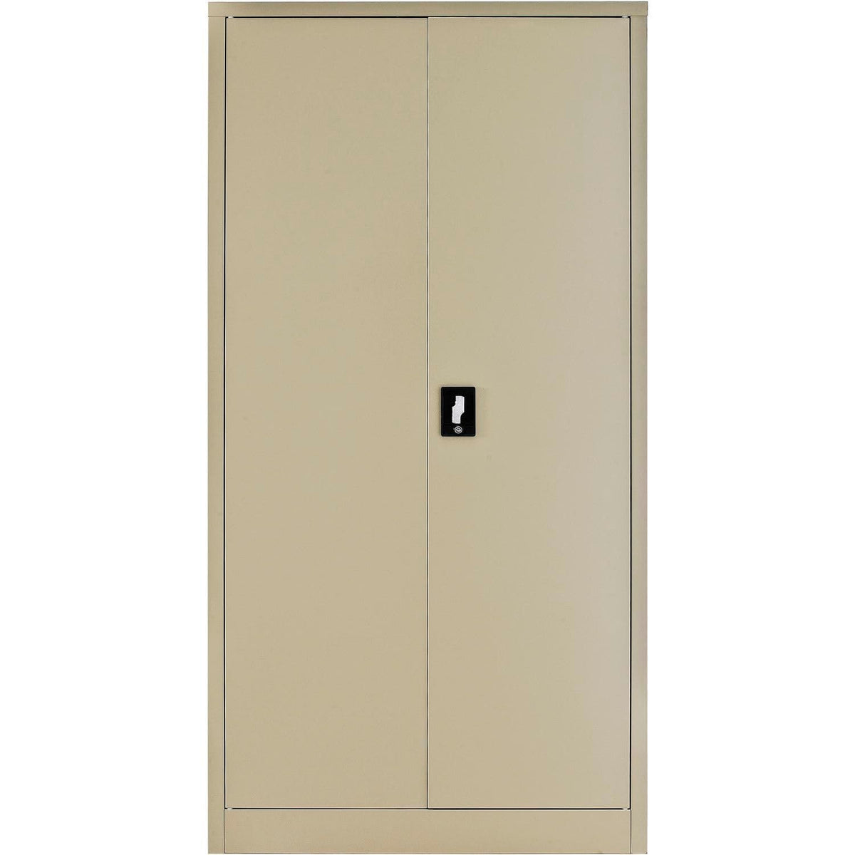Janitorial Cabinet with Locking Recessed Handle by Global Industrial – 36 inches x 18 inches x 72 inches, Alloy Steel, Tan, Model 269902TN