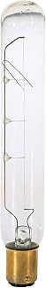 Satco S3297 130V DC Bayonet Base 20-Watt T6.5 Light Bulb, Clear