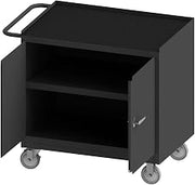 Durham 3100RM-5PU-95 Mobile Bench Cabinet, Black Rubber mat