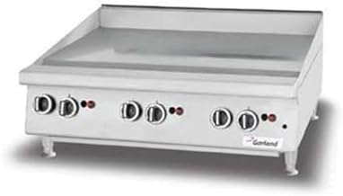 Garland GTGG72-GT72M Heavy Duty Countertop Gas Griddle with 70-7/8"W x 23"D Cooking Surface & Thermostatic Controls