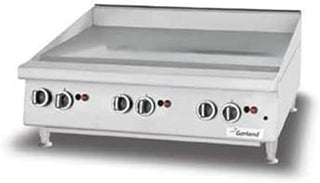 Garland GTGG72-GT72M Heavy Duty Countertop Gas Griddle with 70-7/8"W x 23"D Cooking Surface & Thermostatic Controls