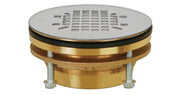 Manufacturing Jackrabbit Shower Drain by Sioux Chief – Brass Body And Stainless Steel Strainer, Gold, Model 827-2J