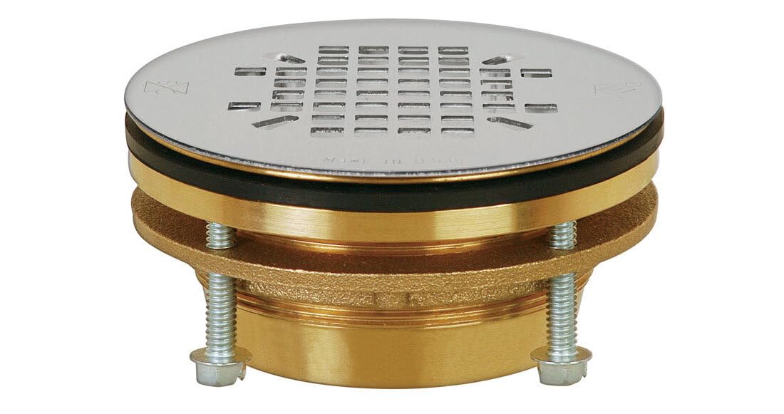 Manufacturing Jackrabbit Shower Drain by Sioux Chief – Brass Body And Stainless Steel Strainer, Gold, Model 827-2J